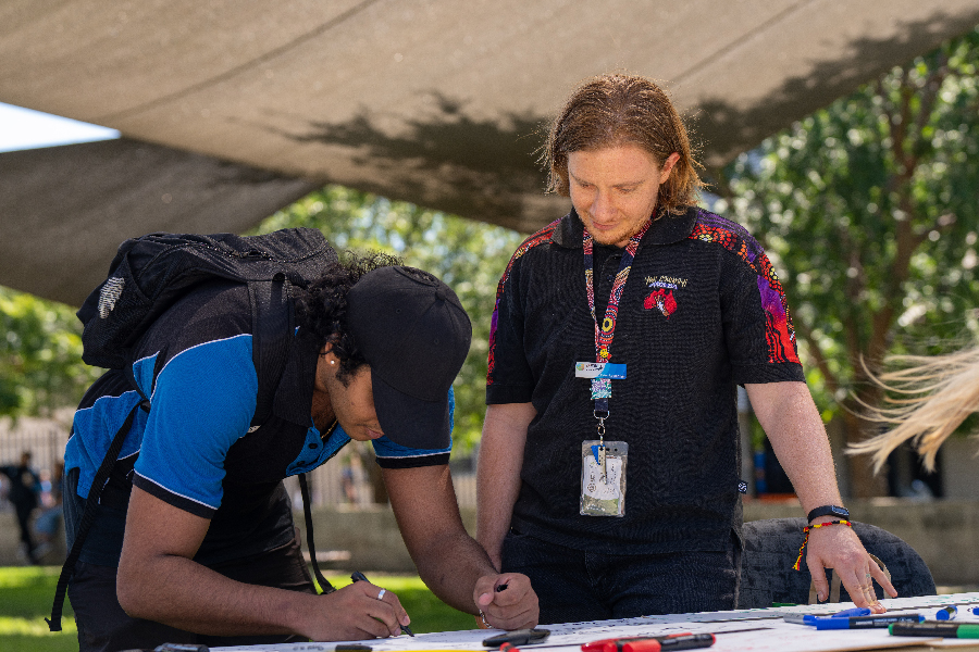 students at Gungahlin College
